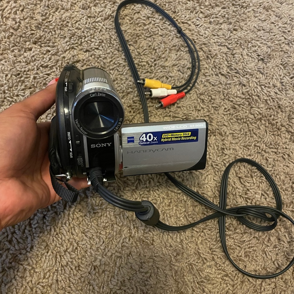 Sony hand held camcorder